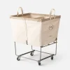 Schoolhouse Steele Canvas Basket, 3 Bushel Hot