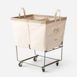 Schoolhouse Steele Canvas Basket, 3 Bushel Hot