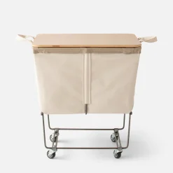 Schoolhouse Steele Canvas Basket, 3 Bushel Hot