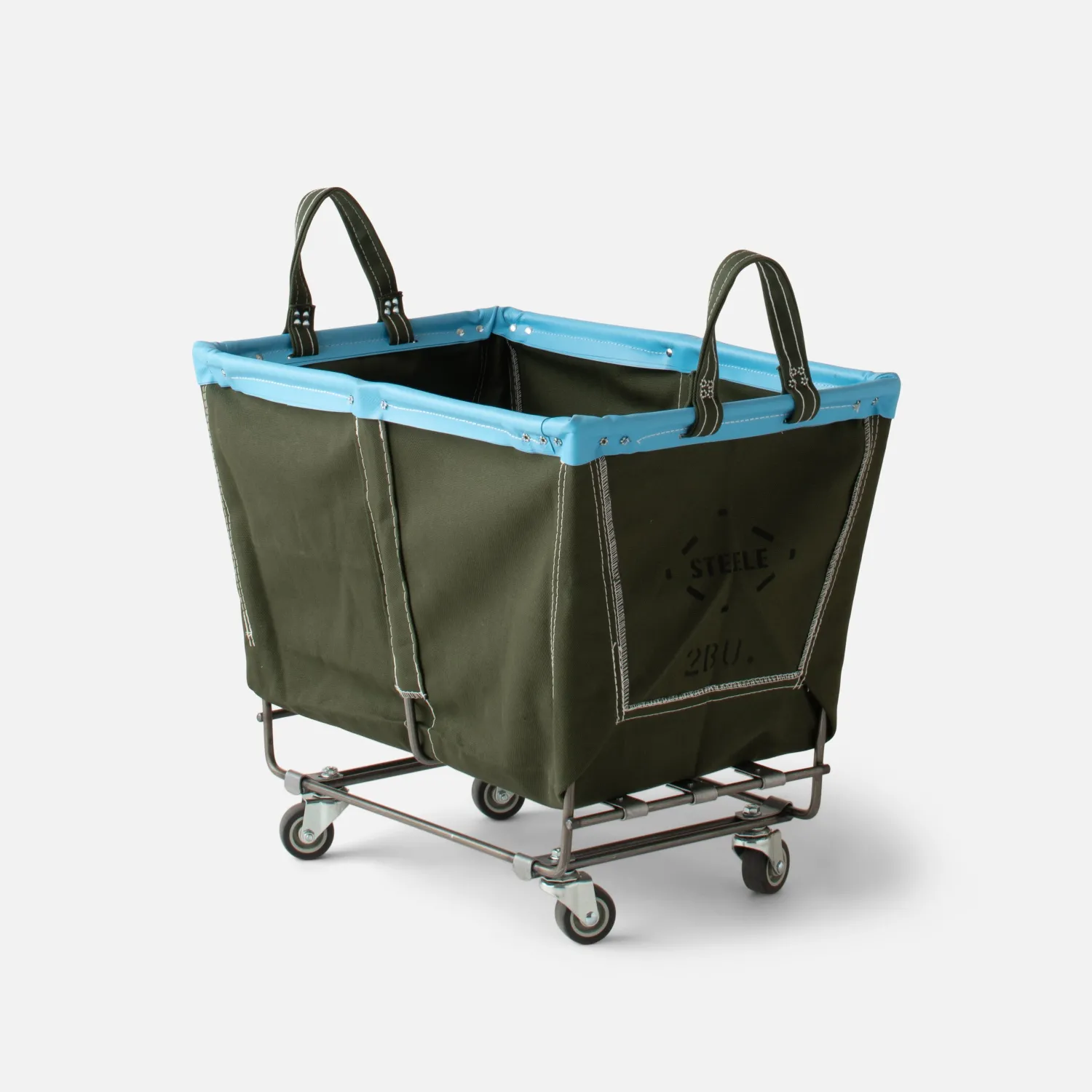 Schoolhouse Steele Canvas Basket, 2 Bushel Discount