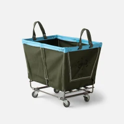 Schoolhouse Steele Canvas Basket, 2 Bushel Discount
