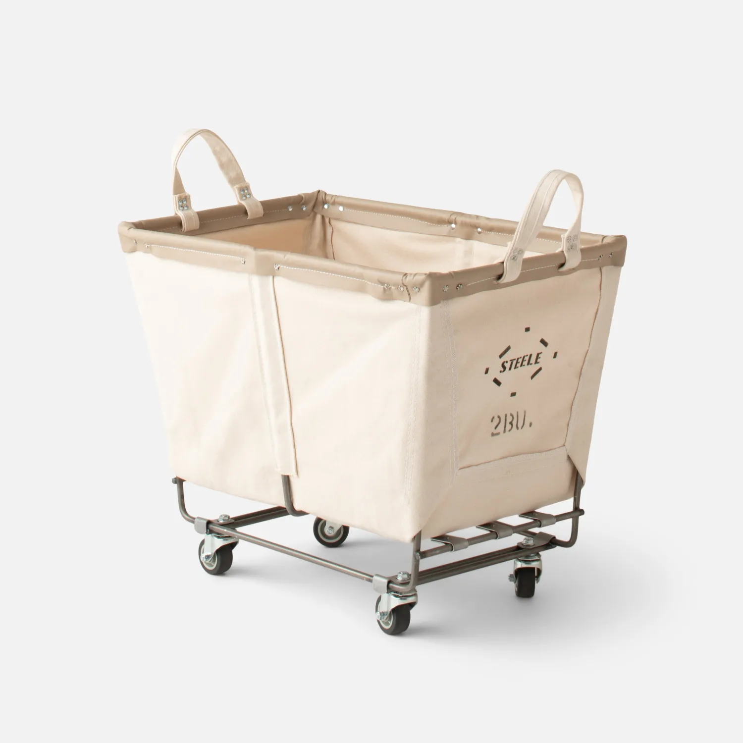Schoolhouse Steele Canvas Basket, 2 Bushel Discount