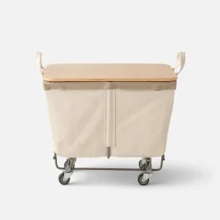 Schoolhouse Steele Canvas Basket, 2 Bushel Discount