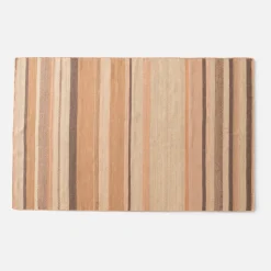 Schoolhouse Striped Wool Flatweave Rug Fashion