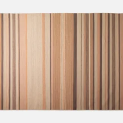 Schoolhouse Striped Wool Flatweave Rug Fashion
