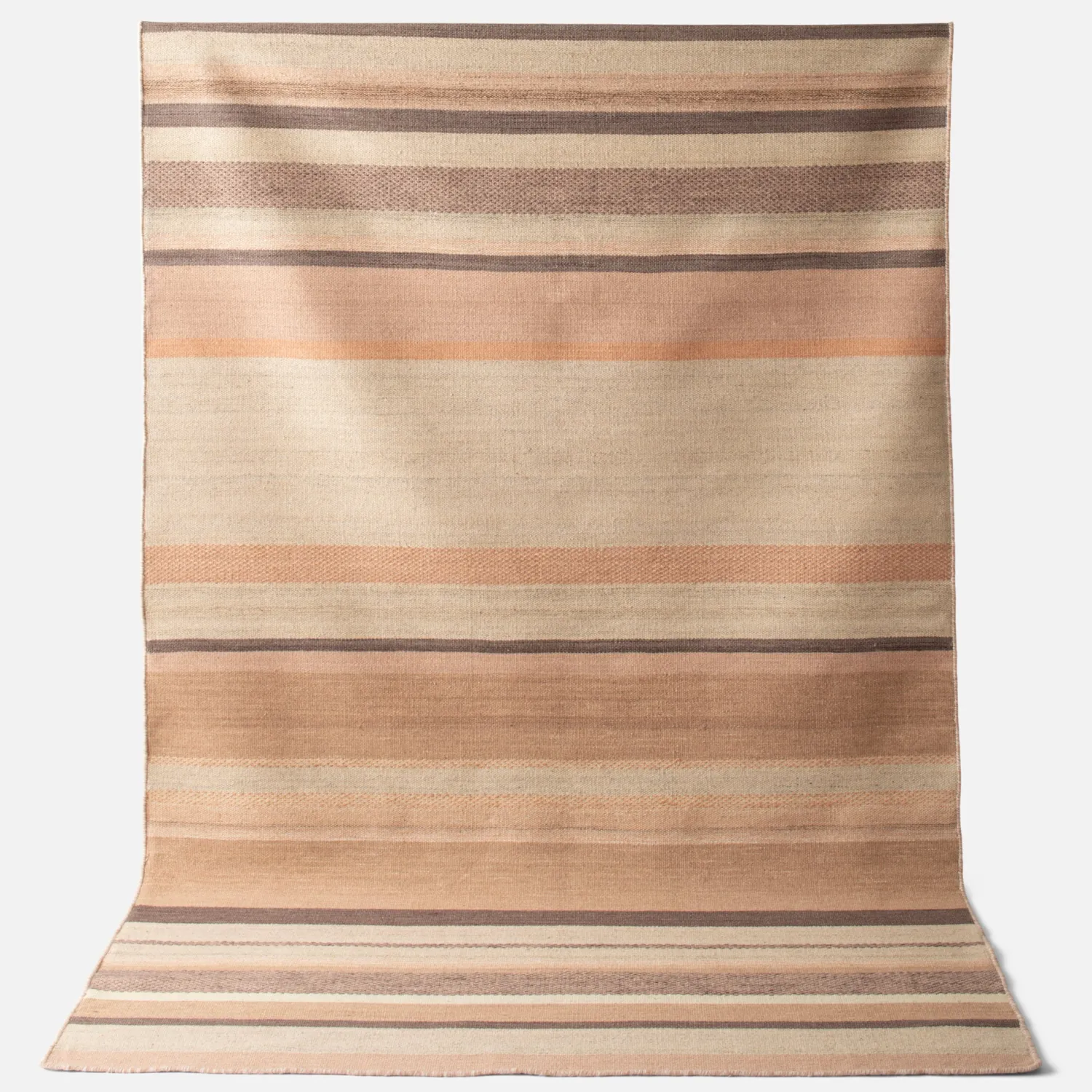 Schoolhouse Striped Wool Flatweave Rug Fashion