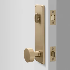 Schoolhouse Tate Door Set with Cylinder Knob Fashion
