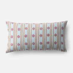 Schoolhouse Tempo Blockprint Pillow Outlet