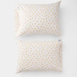 Schoolhouse Thistle Percale Pillow Case, Set of 2 Online