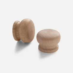 Schoolhouse Turned Wood Knob Fashion