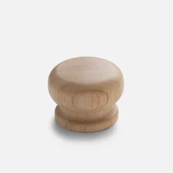 Schoolhouse Turned Wood Knob Fashion