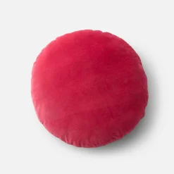 Schoolhouse Velvet + Wool Circle Pillow New