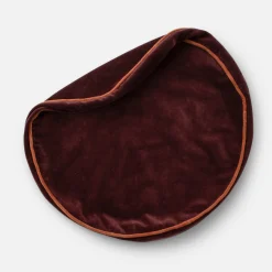 Schoolhouse Velvet Piped Pillow Fashion