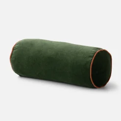 Schoolhouse Velvet Piped Pillow Fashion