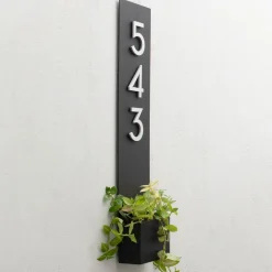 Schoolhouse Wall Mounted Address Planter Hot