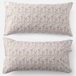 Schoolhouse Wallowa Floral Percale Pillow Case, Set of 2 Discount