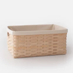 Schoolhouse Woven Maple Laundry Basket Sale