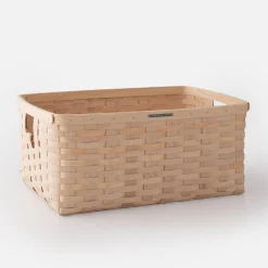Schoolhouse Woven Maple Laundry Basket Sale