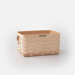 Schoolhouse Woven Maple Storage Basket Hot