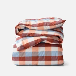 Schoolhouse Woven Plaid Duvet Cover Hot
