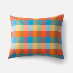 Schoolhouse Woven Plaid Pillow Sham Outlet