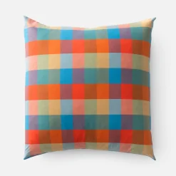 Schoolhouse Woven Plaid Pillow Sham Outlet