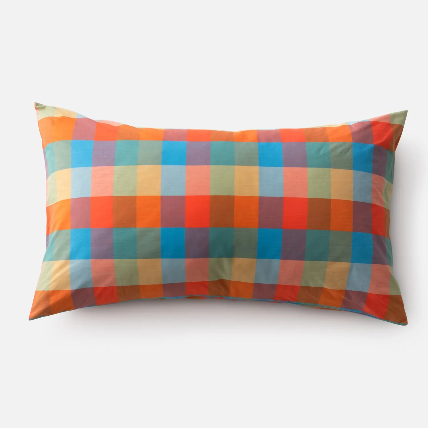 Schoolhouse Woven Plaid Pillow Sham Outlet