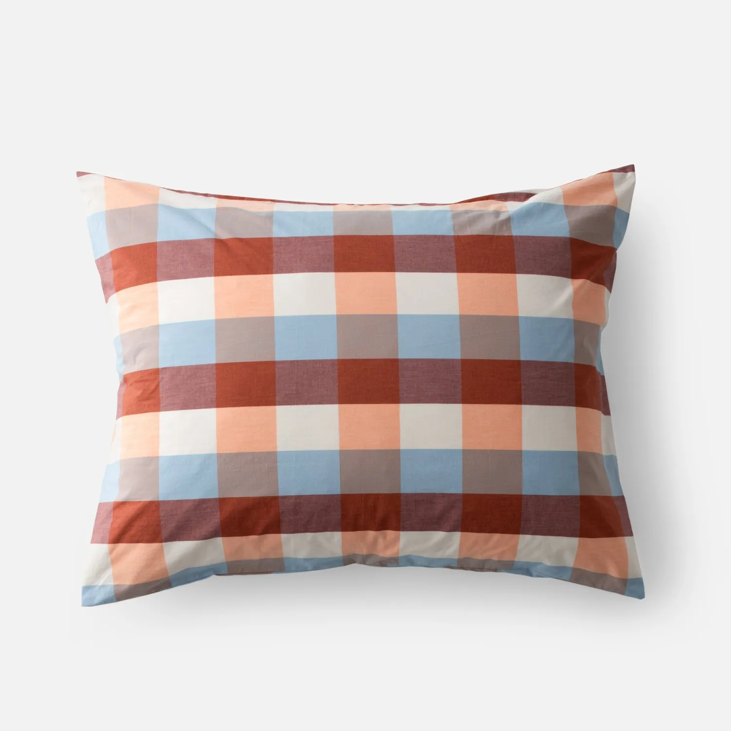 Schoolhouse Woven Plaid Pillow Sham Outlet