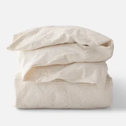 Schoolhouse Woven Tally Duvet Cover Sale