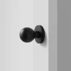 Schoolhouse York Door Set with Globe Knob - Flat Black Online