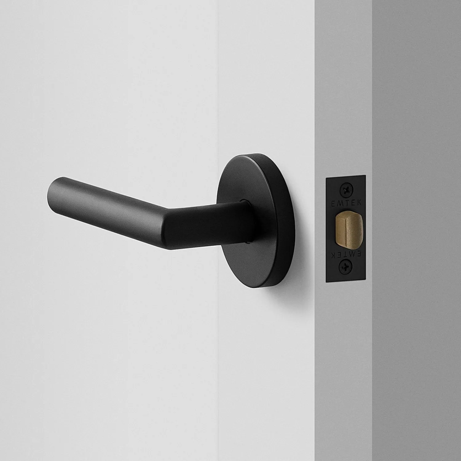 Schoolhouse York Door Set with Otto Lever - Flat Black Discount