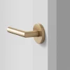 Schoolhouse York Door Set with Otto Lever - Satin Brass Online