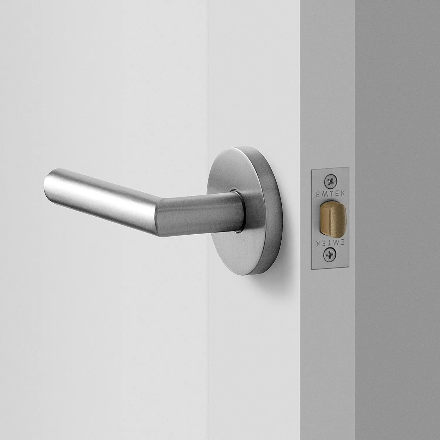 Schoolhouse York Door Set with Otto Lever - Satin Nickel Clearance