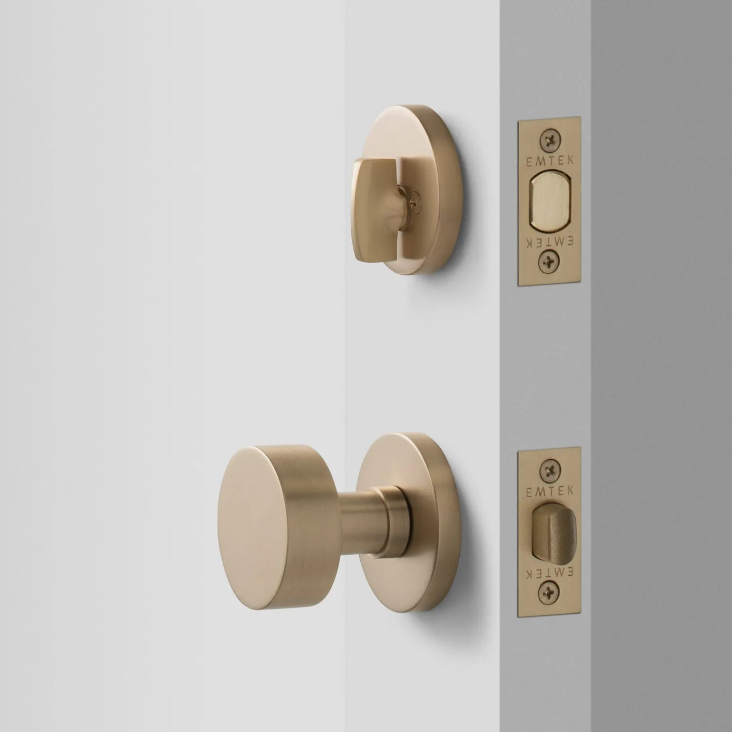 Schoolhouse York Doorset with Cylinder Knob + Deadbolt Best