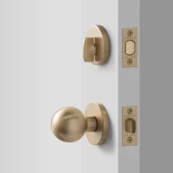 Schoolhouse York Doorset with Globe Knob + Deadbolt Sale